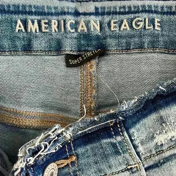 American Eagle Super High Rise Shorts Size 4 NEW - Picture 3 of 5